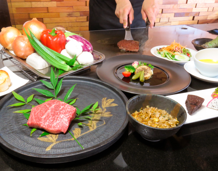 黒毛和牛ステーキコース